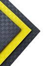 Татами мат Eva Puzzle 1х1 м, 4 см, 80 кг/м3 yellow-black (5473) 