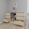 cumpără Comodă Smartex (16159) Т3 160cm Ivory în Chișinău 