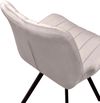 купить Стул Deco Orson Catifea Beige+Black Leg в Кишинёве 