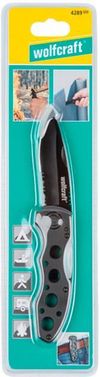 cumpără Cuțit turistic Wolfcraft Cutit pentru timpul liber cu lama pliabila dintata 75mm 4289000 în Chișinău 