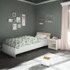 купить Кровать Haaus Leco 90x200 (White/Elm) в Кишинёве 