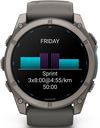 купить Смарт часы Garmin Fenix 9, 51mm, Bare Ti, Pebble Gray Band (010-04763-01) в Кишинёве 