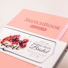 Скетчбук Малевичъ для графики и маркеров Bristol Touch, розовый, 180 гм, А5 см, 50л
