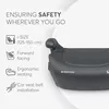 cumpără Scaun auto Kikka Boo Buster 15-36kg (125-150cm) i-Go 2 Dark Grey (3800171223867) în Chișinău 