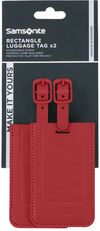 cumpără Accesoriu pentru bagaje Samsonite Ta Revolution, eticheta pentru bagaj x2, Rosie (155592/1726) în Chișinău 
