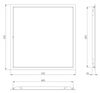 купить Аксессуар для климатической техники Europlast 7504663 Ecran de inspecție, metal, 500x500mm (RLM5050) в Кишинёве 