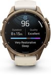 cumpără Ceas inteligent Garmin Fenix 9 Pro 43mm, GoldTi w/Crm/FrGry band (010-04335-26) în Chișinău 