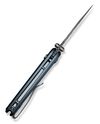купить Нож походный Civivi C20052F-DS1 Mini Shakan, mâner aluminiu albastru, Button Lock в Кишинёве 