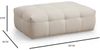 купить Пуф Trendy Tuffet Otoman Cady-Bej (GTR002863) в Кишинёве 