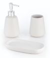 cumpără Set pentru baie Bisk 08231 Set baie din Ceramica MILO, alb în Chișinău 