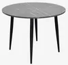 купить Комплект стол и стулья Evelin di Costacurta cтол DT-402-6B + 4 стула YTC-078B Bluvel-14 (Dark grey) в Кишинёве 