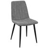 cumpără Scaun Deco DC-90 BGF166-4 Dark Grey Velvet+Black Legs în Chișinău 