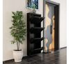 купить Полка для обуви Trendy Locking 4 Piece Metal-Black, 50x136x15cm в Кишинёве 