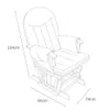 Кресло-качалка для кормления с подножкой Tutti Bambini GC 35 White 