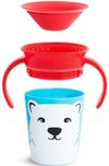 cumpără Cană cu pai Munchkin MUN0115pol Miracle Wildlove, Urs Polar (180ml) în Chișinău 