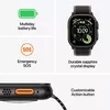 купить Смарт часы Apple Watch Ultra 3 GPS + Cellular 49mm Black Titanium Case with Black/Charcoal Trail Loop - S/M MF1D4QI/A в Кишинёве 