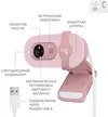 купить Веб-камера Logitech Brio 100 Full HD Rose в Кишинёве 