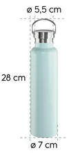 купить Бутылочка для воды Xavax 181589 Twist Closure blue 750ml в Кишинёве 