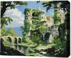 cumpără Tablou pe numere BrushMe MG0005FC 40х50cm (fără cutie) Castelul pierdut în Chișinău 
