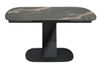 купить Стол Deco Novara 1400-2000x850x760 (HT2592-GN) Black (HY-271) в Кишинёве 