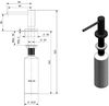 купить Аксессуар для кухонных моек Reginox R35450 Soap dispenser, Jet Black (powder coated) в Кишинёве 