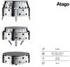 купить Мангал Petromax PMX-ATAGO-BLACK Atago Black Edition (pe carbuni) в Кишинёве 