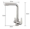 cumpără Bateria bucătărie Frap F 4348 (chiuveta plus) INOX (0180) (4587) în Chișinău 