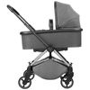 купить Детская коляска Kikka Boo Lanah Grey 2in1 (3800171204231) в Кишинёве 