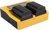 купить Зарядное устройство для фото-видео Patona 4157, Retro Dual Charging Case USB-C for Canon LP-E6 LP-E6N LP-E6NH LP-E6P в Кишинёве 