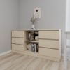 cumpără Comodă Smartex (16137) Т3 120cm Ivory în Chișinău 