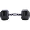 cumpără Ganteră LivePro 49880 Gantera Hex Rubber Dumbbell 2x20kg, LP8005/20/BK în Chișinău 