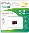 купить Флеш карта памяти SD Apacer AP32GMCSH10UB-RA microSDHC 32GB w/o Adapter RP в Кишинёве 