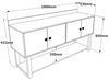 cumpără Comodă Trendy MN04-BA, 180x93x85cm (GTR001208) în Chișinău 