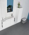 cumpără Dulap pentru lavoar Orka FERLA 80 White matt în Chișinău 