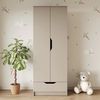 cumpără Dulap pentru copii MebelStar LILU 2D1S 80x50x210 Cashmere (MBS-1316) în Chișinău 