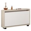 cumpără Raft pentru încălțăminte Mobildor-Lux Leo Slim 80x16x47H cm Sonoma/White în Chișinău 