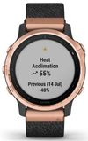 купить Смарт часы Garmin fenix 6S Pro Sapphire editions Rose gold-tone with heathered black nylon band в Кишинёве 