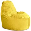 купить Кресло-мешок BeanBag BM5895, Люкс из велюра, XL, жёлтый в Кишинёве 