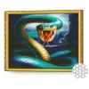 купить Картина по номерам Art Gallery GA76984 Mozaic cu diamante 40x50cm Sarpele verde в Кишинёве 