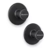 купить Вешалка для ванной Brabantia 1003485 Cueras pentru prosop, 2buc, gri inchis в Кишинёве 