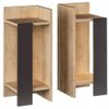 cumpără Noptieră Trendy Elos Stejar, Antracit, 25x60x27cm (GTR001491) în Chișinău 