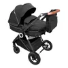 Коляска 3 в 1 BabyGo AIR Halime Black/Black 