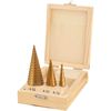 купить Сверло Wokin Set de 3 burhie conice 4-12*20*32 mm placata cu titan (756603) в Кишинёве 