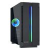 Case ATX Chieftec Chieftronic G1, w/o PSU, 1x120mm, RGB,RGB Hub, ARGB LED strip,Tempered Gass, Black 