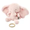 cumpără Jucărie cu pandantiv Nattou 759182 Fanfan musical plush toy elephant pink în Chișinău 