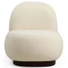 cumpără Fotoliu Trendy Tina-Bouclet White 85x75x74cm în Chișinău 