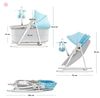 купить Детское кресло-качалка KinderKraft 5в1 Unimo Light Blue/Gray в Кишинёве 