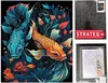 cumpără Tablou pe numere Strateg 57206 Lumea subacvatica 30x40cm (fundal negru) în Chișinău 