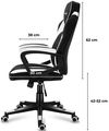 купить Офисное кресло Huzaro Force 2.5 White в Кишинёве 