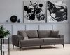 купить Диван Trendy Astana Antracit (3 locuri) в Кишинёве 